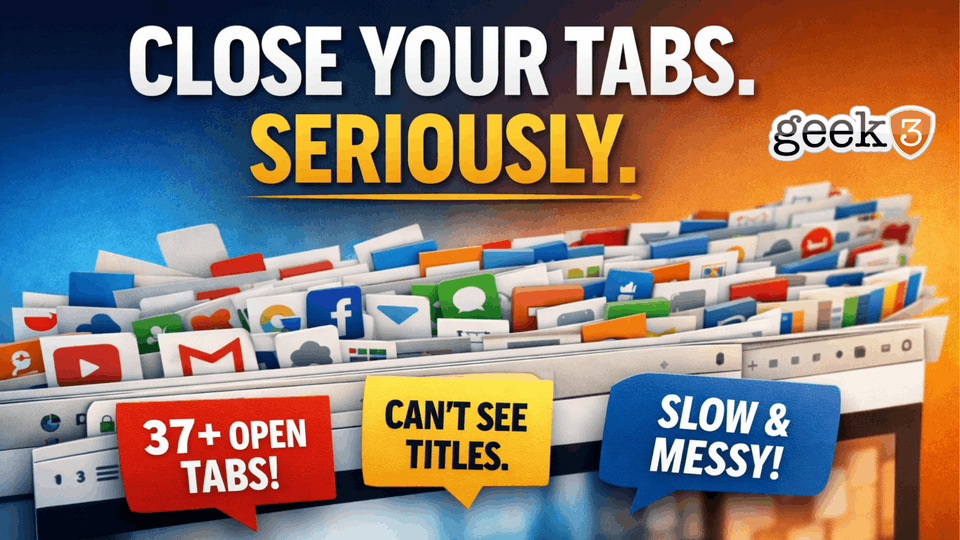 Close Your Tabs. Seriously.