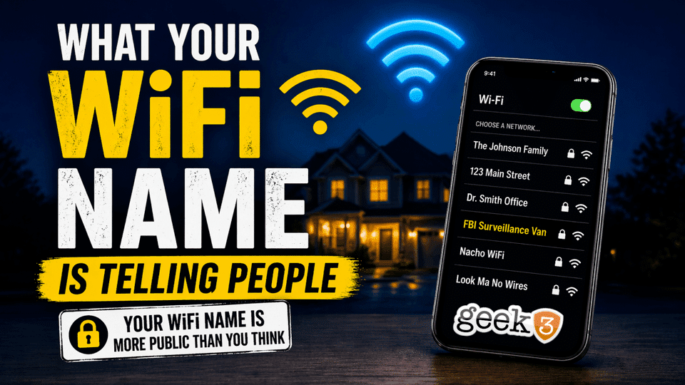 Your WiFi Name Might Be a Security Problem